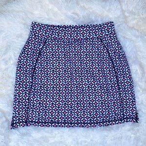 Talbots Blue Pink Athletic Leisure Skort Size Petite